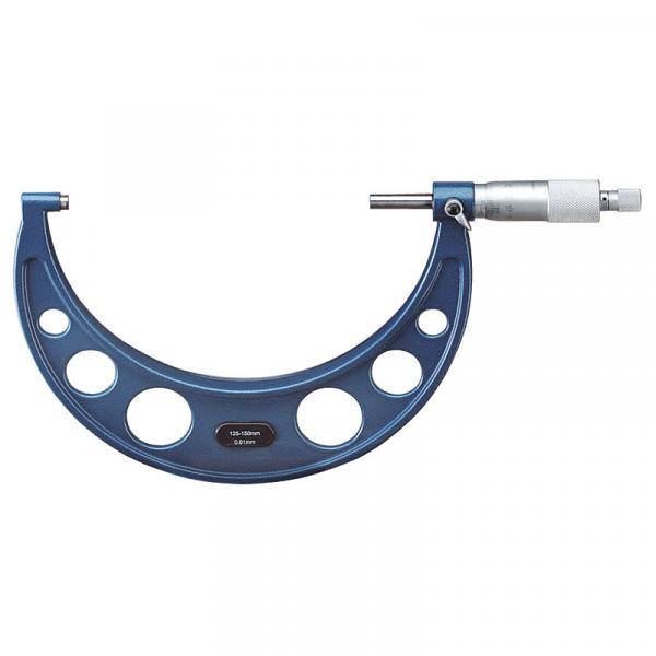 chromed-outside-micrometer-with-carbide-faces-and-painted-frame Micrometers 50-75MM